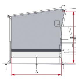 Seitenwand für F45s 190cm