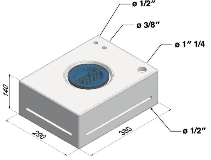 Wassertank 15l Fix System