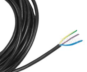 230V kabel 3x1,5mm fleksibel, 10m-rulle