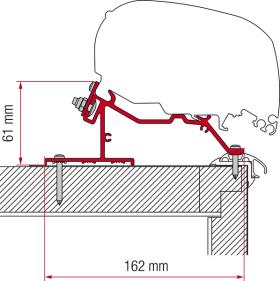 Adapter Caravan Roof 450